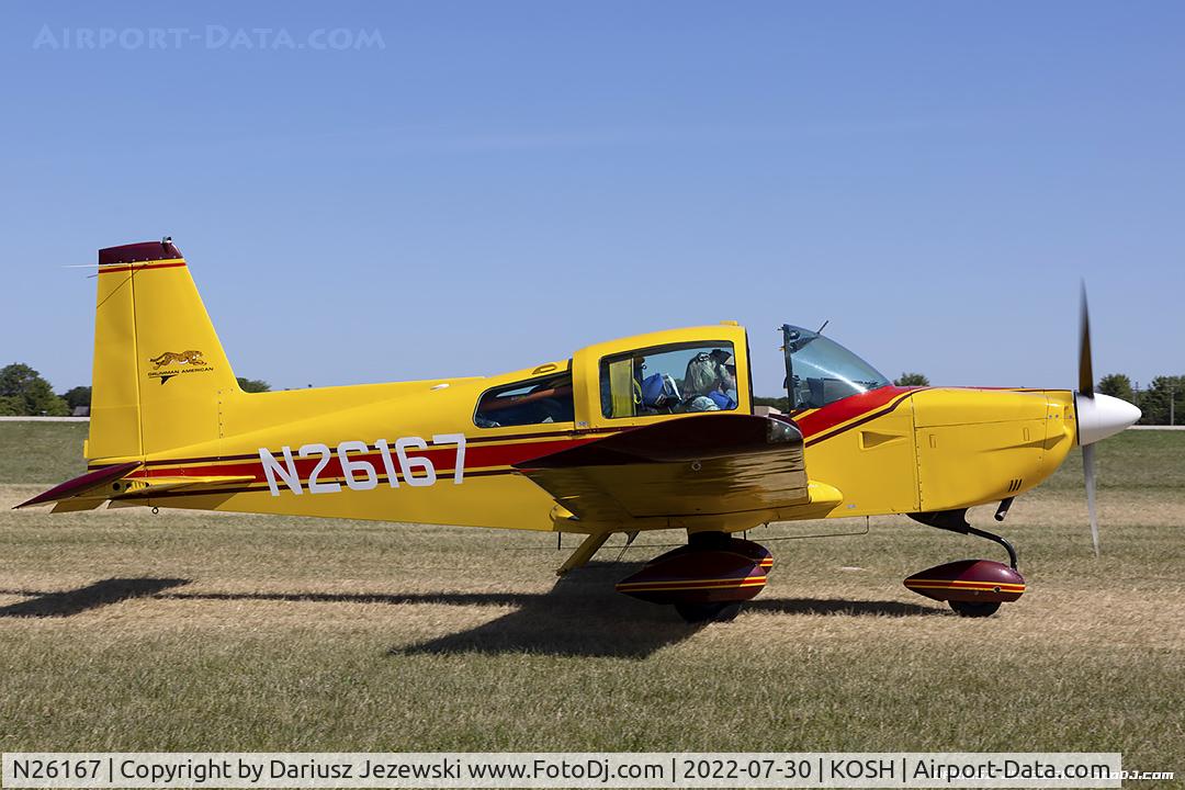 N26167, 1977 Grumman American AA-5A Cheetah C/N AA5A0461, American Aviation AA-5A Cheetah  C/N AA5A0461, N26167