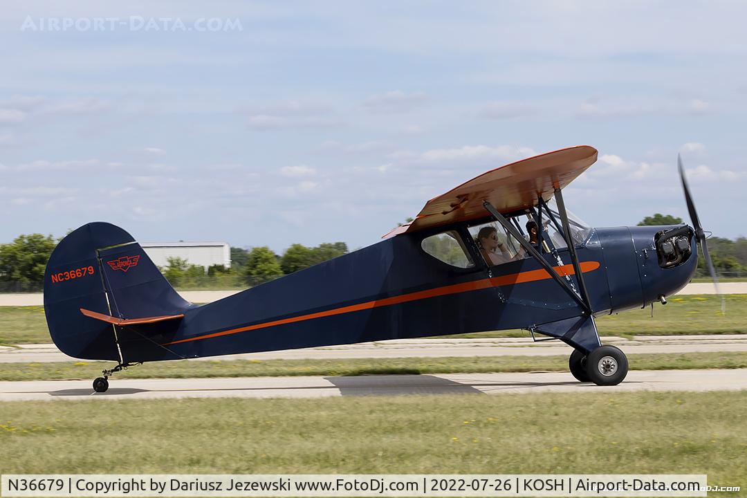 N36679, 1941 Aeronca 65-TAL C/N L1411TA, Aeronca 65TAL Defender  C/N L1411TA, NC36679