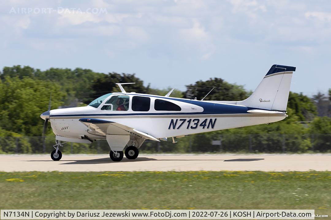 N7134N, 1967 Beech E33 Bonanza C/N CD-1138, Beech E33 Bonanza  C/N CD-1138, N7134N