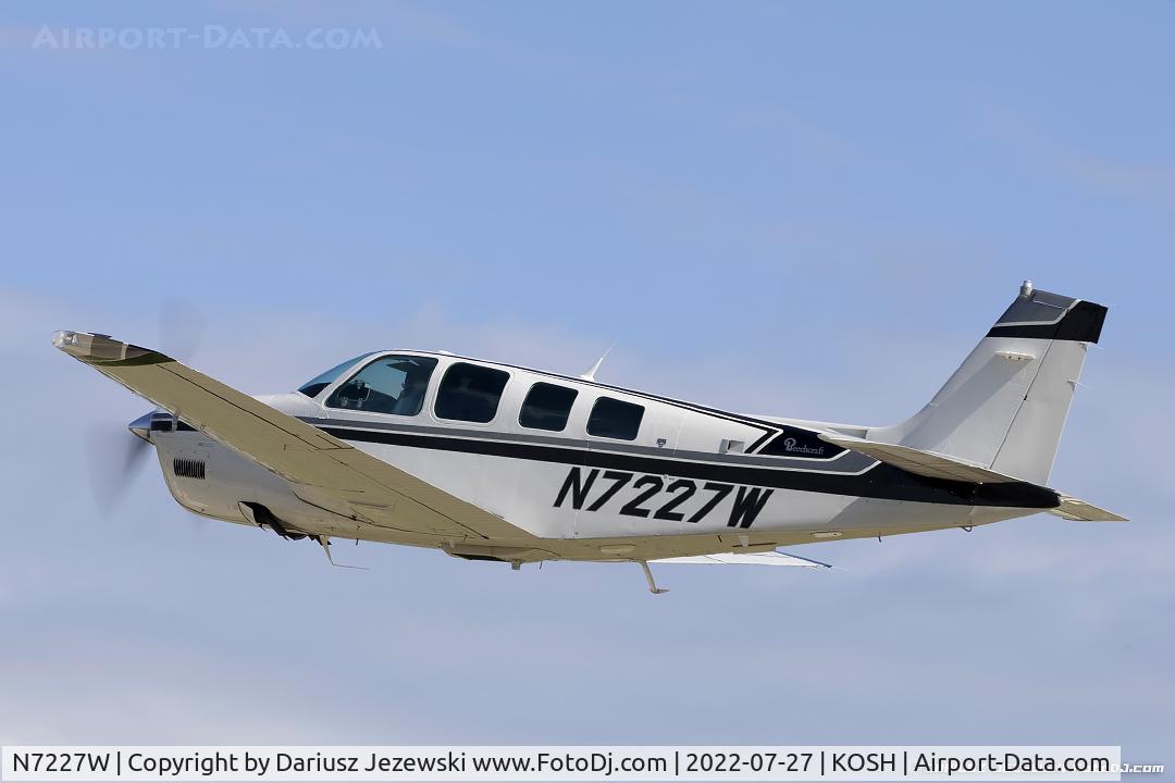 N7227W, 1985 Beech A36 Bonanza 36 C/N E-2232, Beech A36 Bonanza  C/N E-2232, N7227W