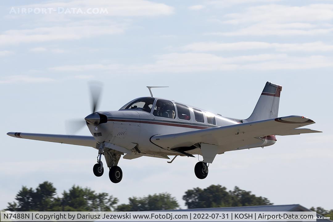 N7488N, 1968 Beech 36 Bonanza C/N E-38, Beech 36 Bonanza  C/N E-38, N7488N