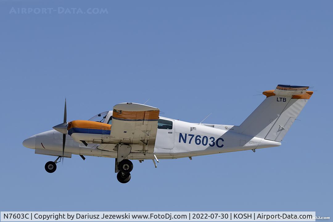 N7603C, 1979 Beech 76 Duchess C/N ME-230, Beech 76 Duchess   C/N ME-230, N7603C