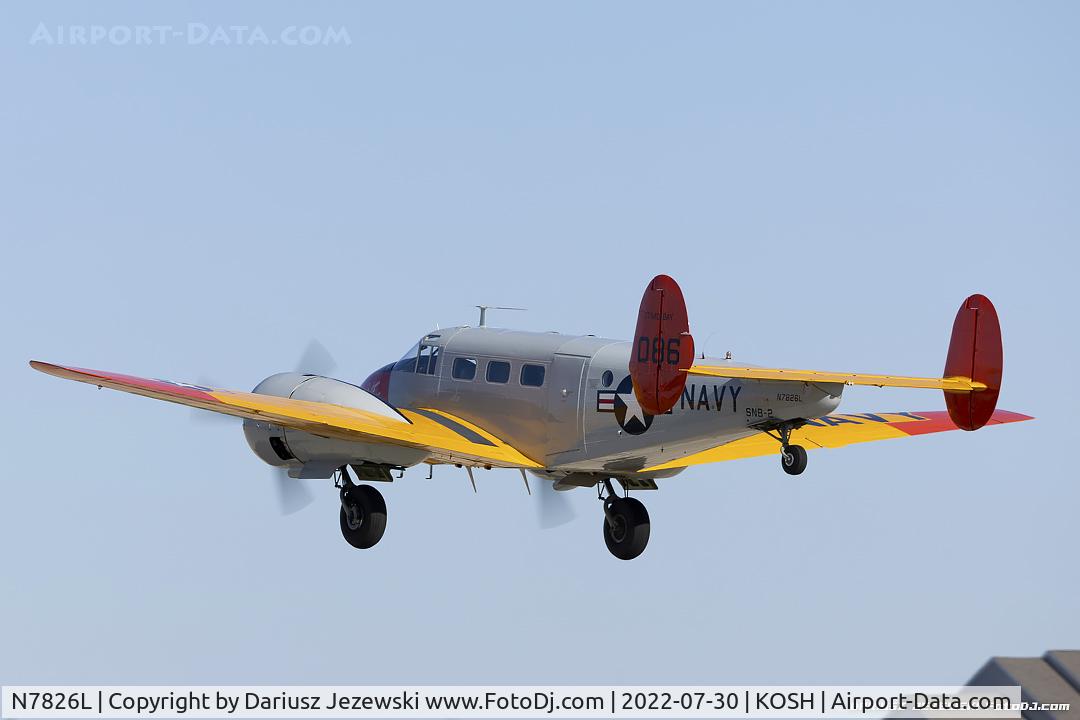 N7826L, 1951 Beech TC-45G C/N AF-86, Beech TC-45G Expeditor  C/N AF-86, N7826L