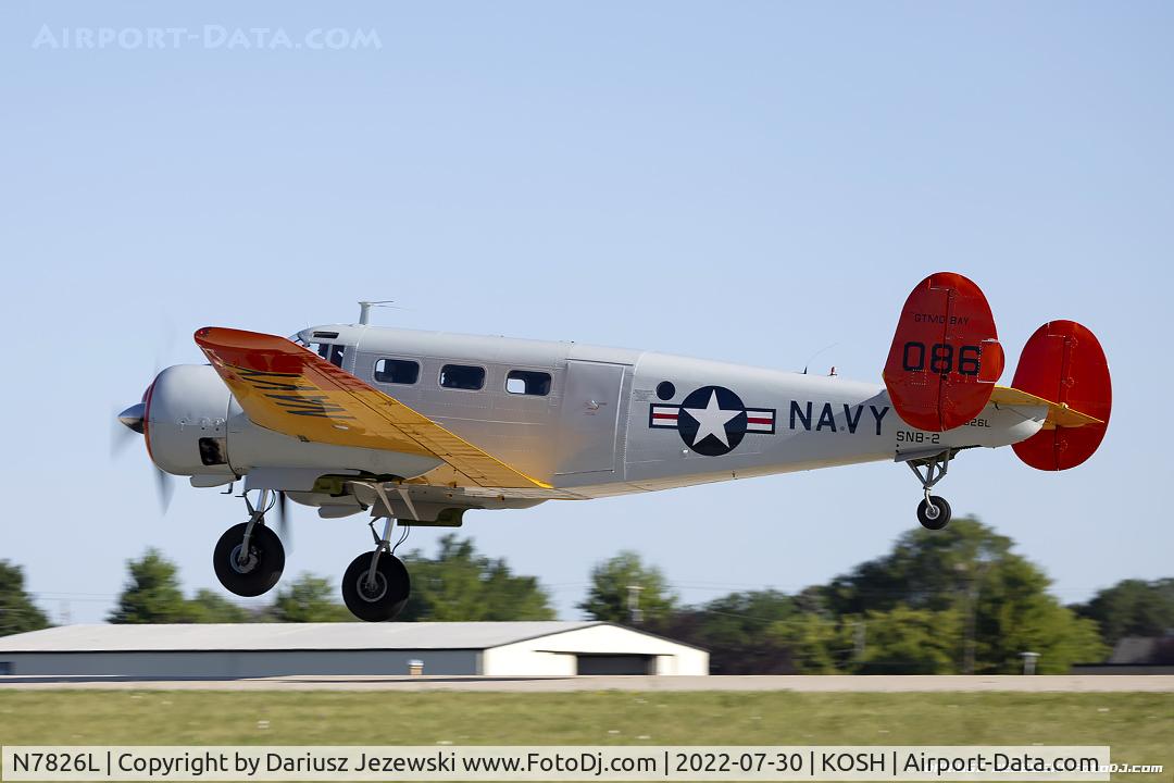 N7826L, 1951 Beech TC-45G C/N AF-86, Beech TC-45G Expeditor  C/N AF-86, N7826L