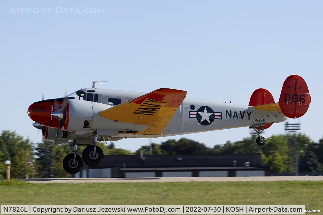 N7826L, 1951 Beech TC-45G C/N AF-86, Beech TC-45G Expeditor  C/N AF-86, N7826L
