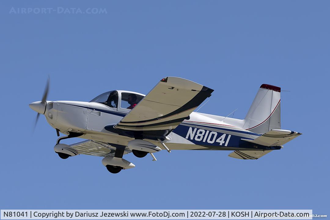 N81041, Grumman American AA-5B Tiger C/N AA5B0410, American Aviation AA-5B Tiger  C/N AA5B0410, N81041