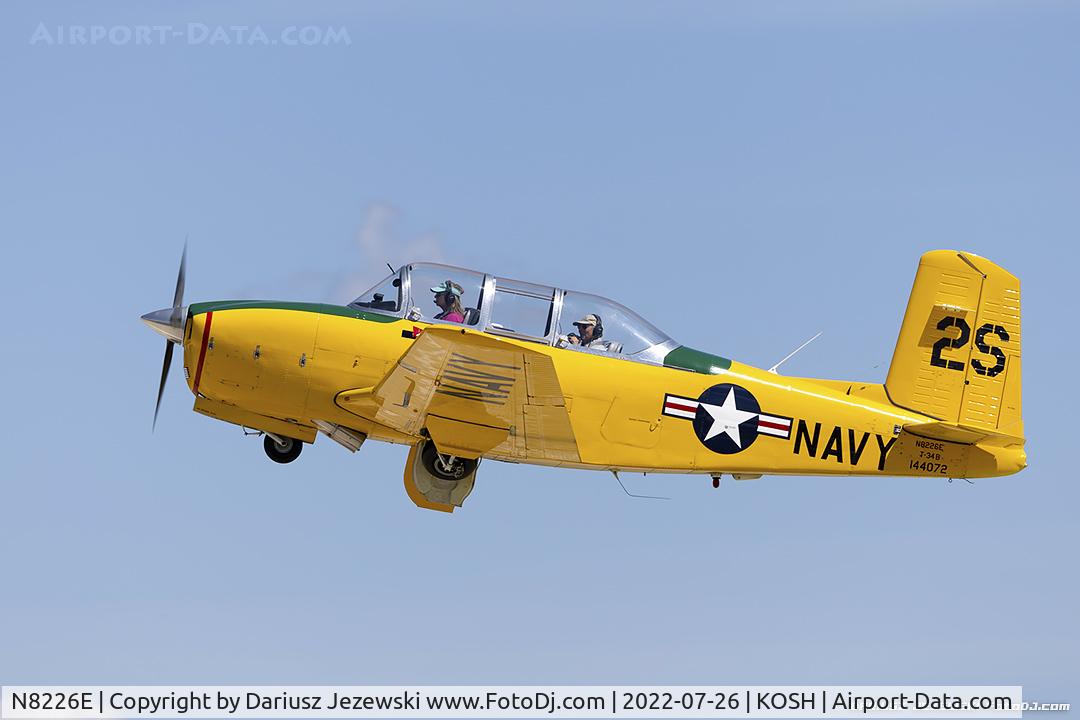 N8226E, 1957 Beech D-45 Mentor C/N BG-379, Beech D45 (T-34B) Mentor  C/N BG-379, N8226E