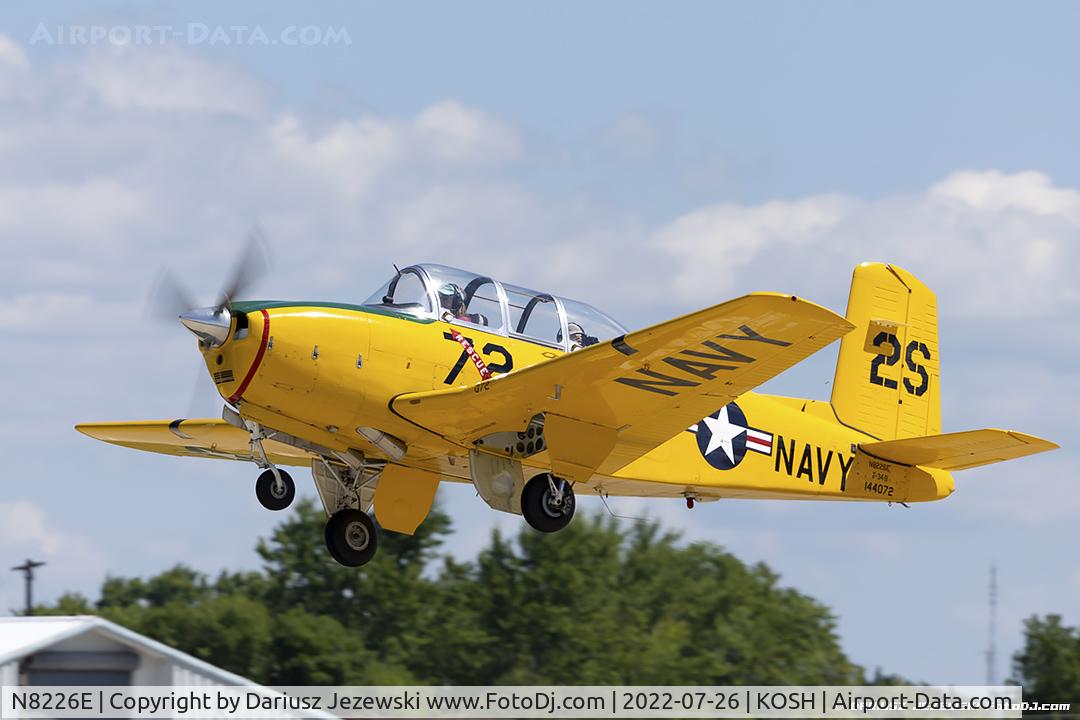 N8226E, 1957 Beech D-45 Mentor C/N BG-379, Beech D45 (T-34B) Mentor  C/N BG-379, N8226E