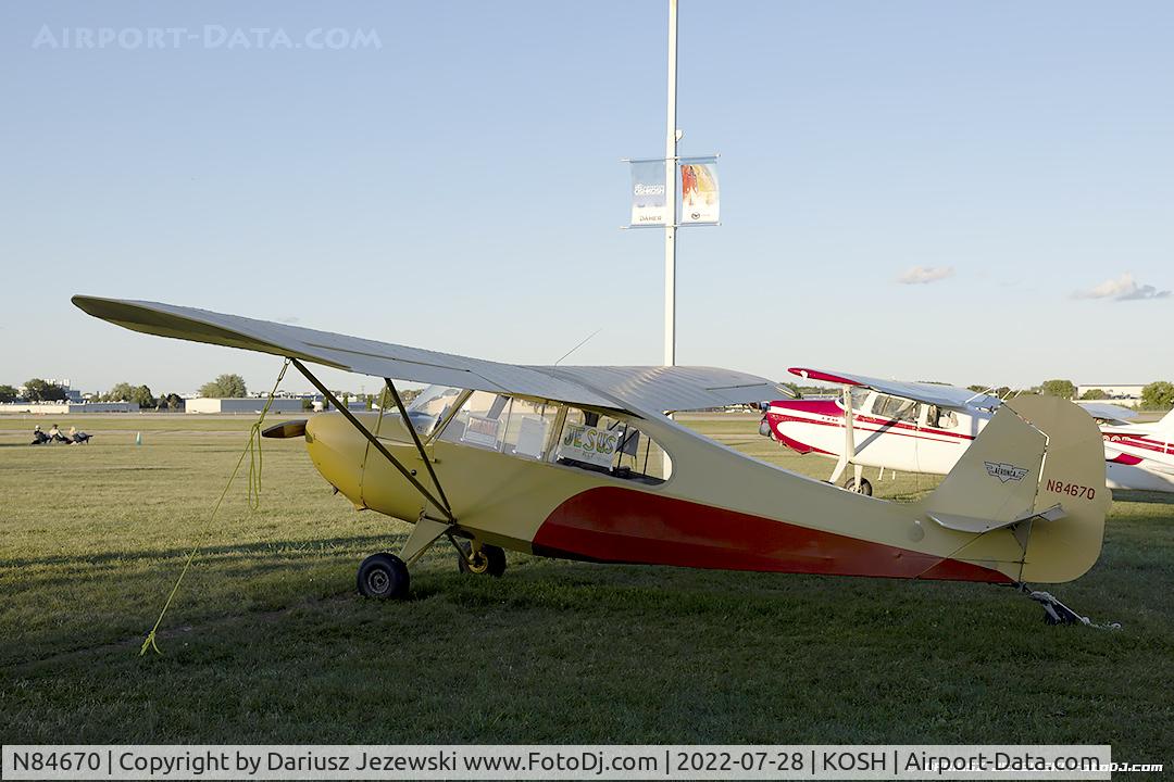 N84670, 1946 Aeronca 7AC Champion C/N 7AC-3381, Aeronca 7AC Champion  C/N 7AC-3381, N84670