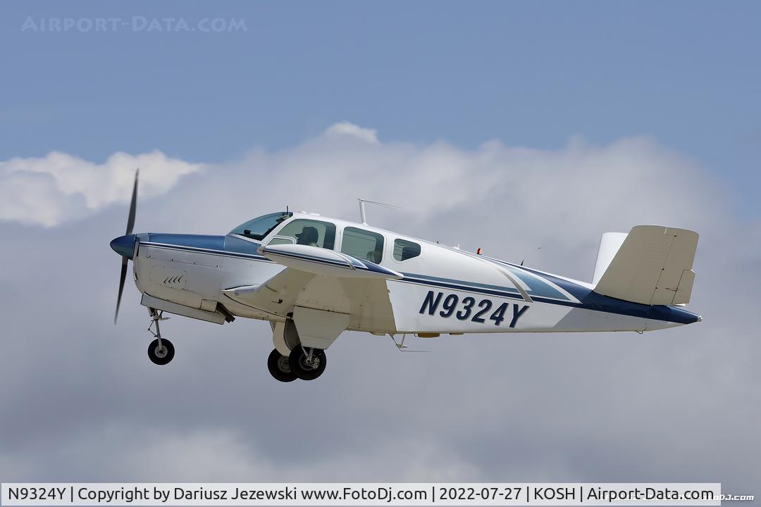 N9324Y, 1960 Beech M35 Bonanza C/N D-6528, Beech M35 Bonanza  C/N D-6528, N9324Y