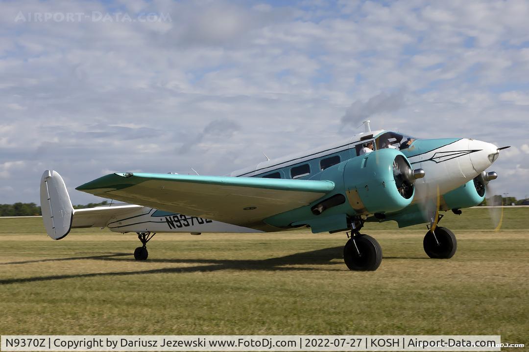 N9370Z, 1952 Beech C-45H Expeditor C/N AF-780 (52-10850), Beech C45H Expeditor  C/N 52-10850, N9370Z