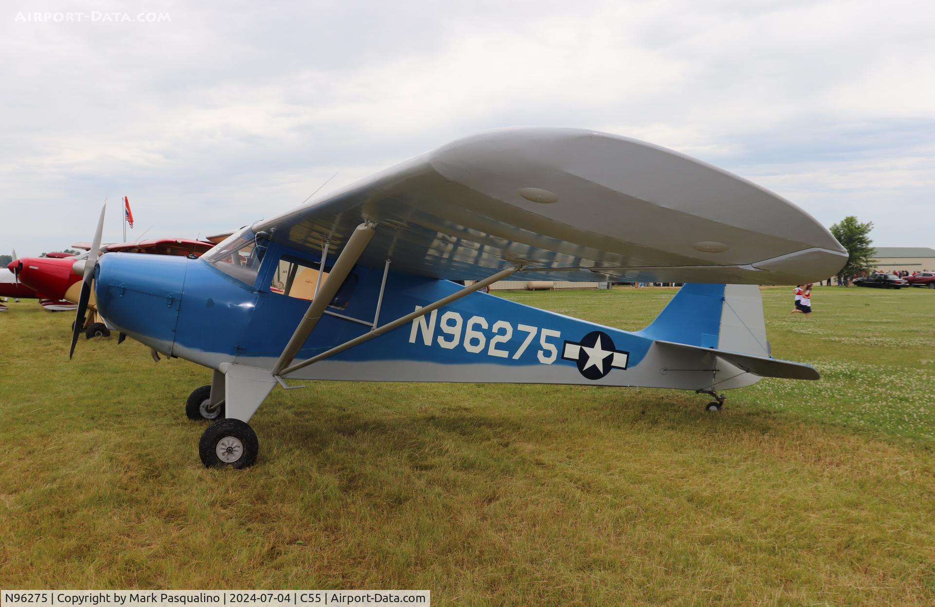 N96275, 1946 Taylorcraft BC12-D C/N 8575, Taylorcraft BC12-D