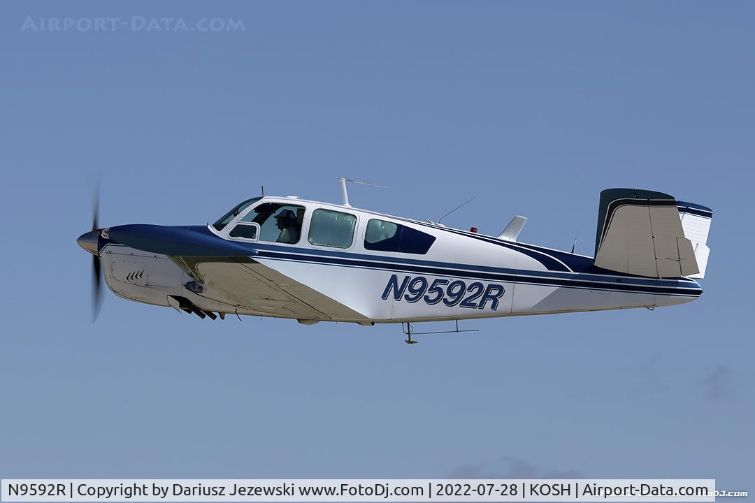 N9592R, 1959 Beech M35 Bonanza C/N D-6177, Beech M35 Bonanza  C/N D-6177, N9592R