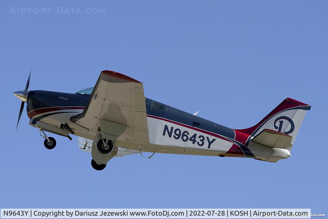 N9643Y, 1962 Beech 35-B33 Debonair C/N CD-587, Beech 35-B33 Debonair  C/N CD-587 , N9643Y
