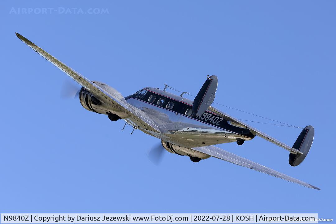 N9840Z, 1952 Beech C-45H Expeditor C/N AF-886, Beech C45H Expeditor  C/N AF-886, N9840Z
