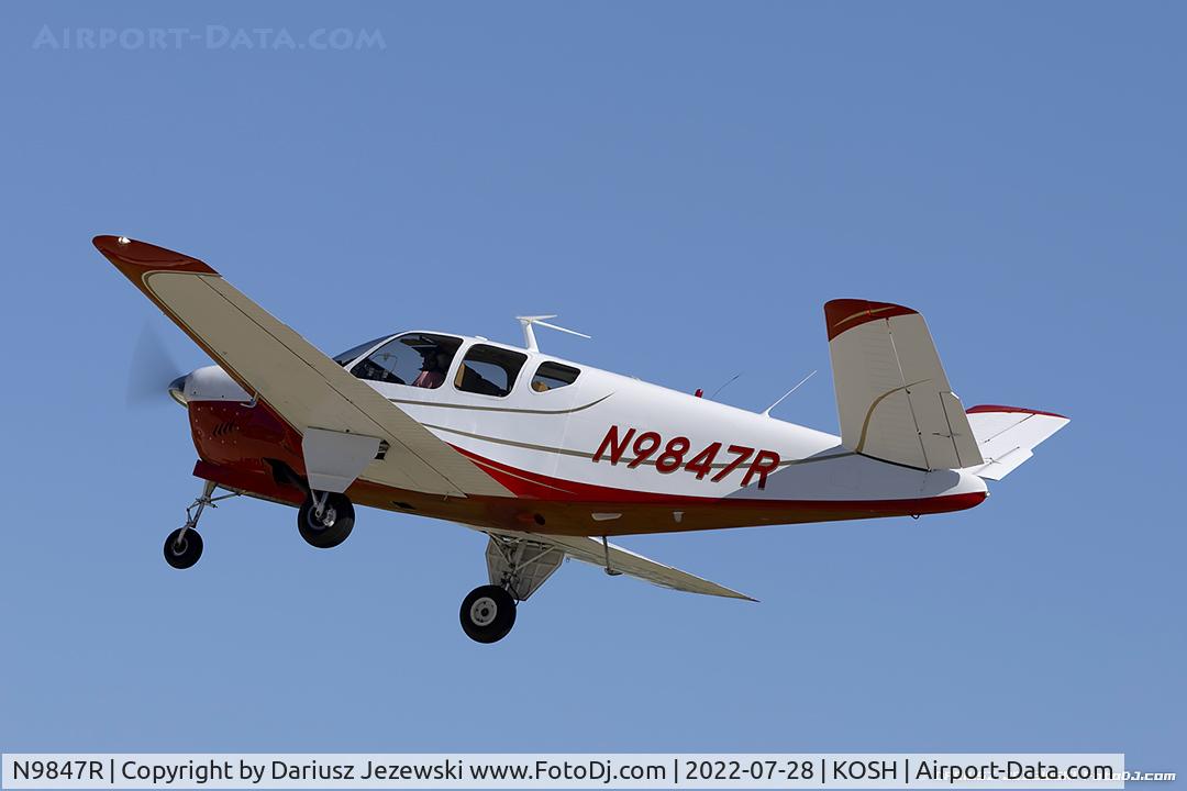 N9847R, 1960 Beech M35 Bonanza C/N D-6380, Beech M35 Bonanza  C/N D-6380, N9847R