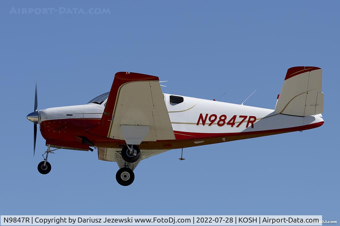 N9847R, 1960 Beech M35 Bonanza C/N D-6380, Beech M35 Bonanza  C/N D-6380, N9847R
