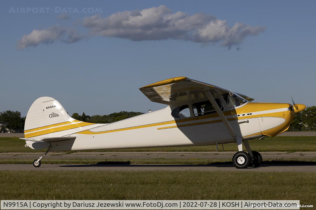 N9915A, 1950 Cessna 170A C/N 19275, Cessna 170A  C/N 19275, N9915A
