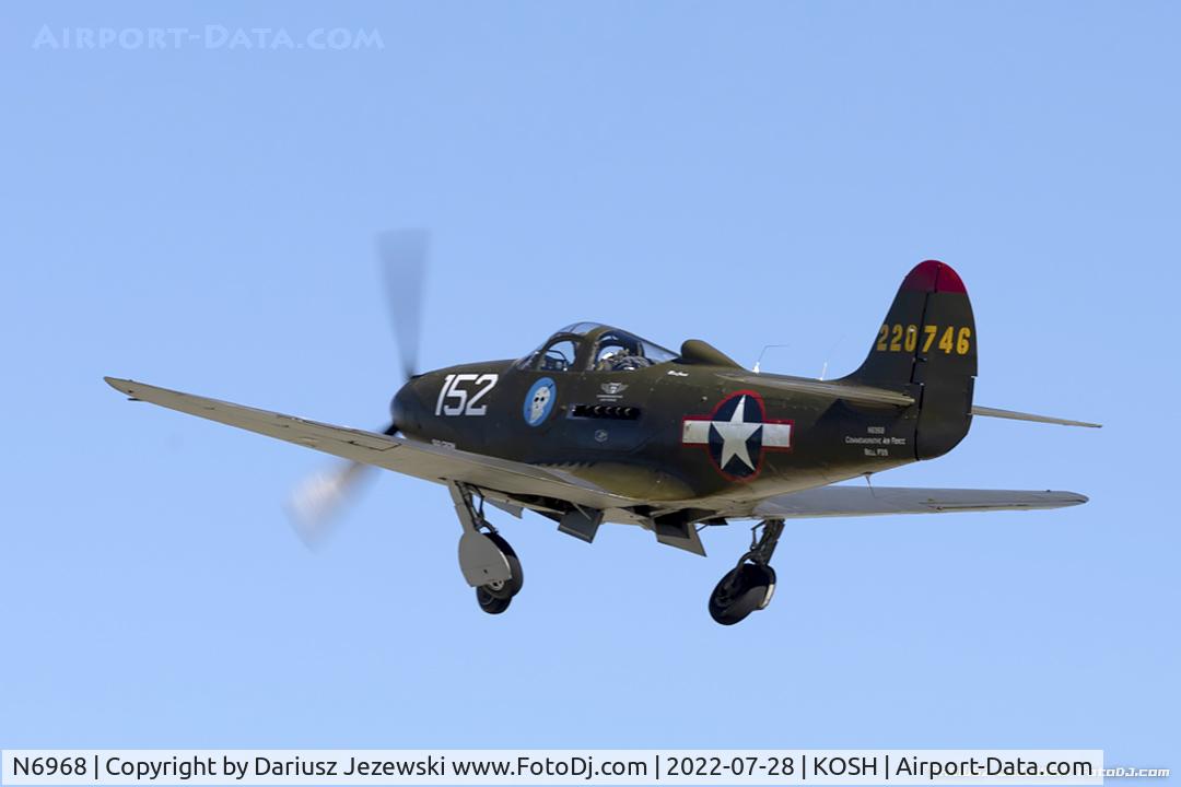 N6968, 1943 Bell P-39Q Airacobra C/N 219597, Bell P-39Q Airacobra 