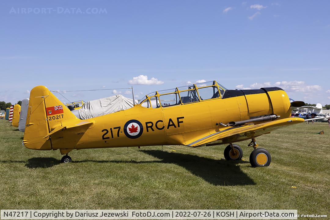 N47217, 1951 Canadian Car & Foundry Harvard MK IV C/N CCF4-8, Canadian Car & Foundry Harvard Mk.IV  C/N CCF4-8, N47217