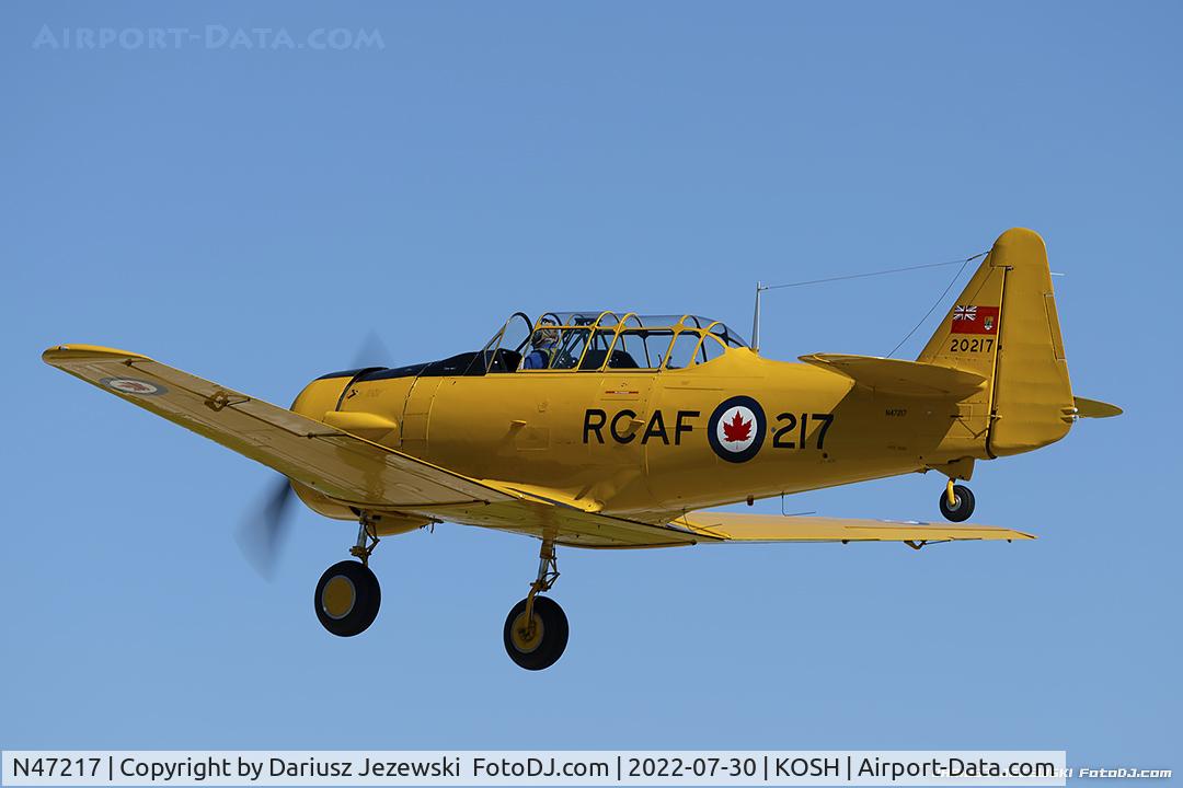 N47217, 1951 Canadian Car & Foundry Harvard MK IV C/N CCF4-8, Canadian Car & Foundry Harvard Mk.IV  C/N CCF4-8, N47217