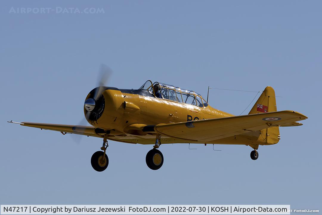 N47217, 1951 Canadian Car & Foundry Harvard MK IV C/N CCF4-8, Canadian Car & Foundry Harvard Mk.IV  C/N CCF4-8, N47217