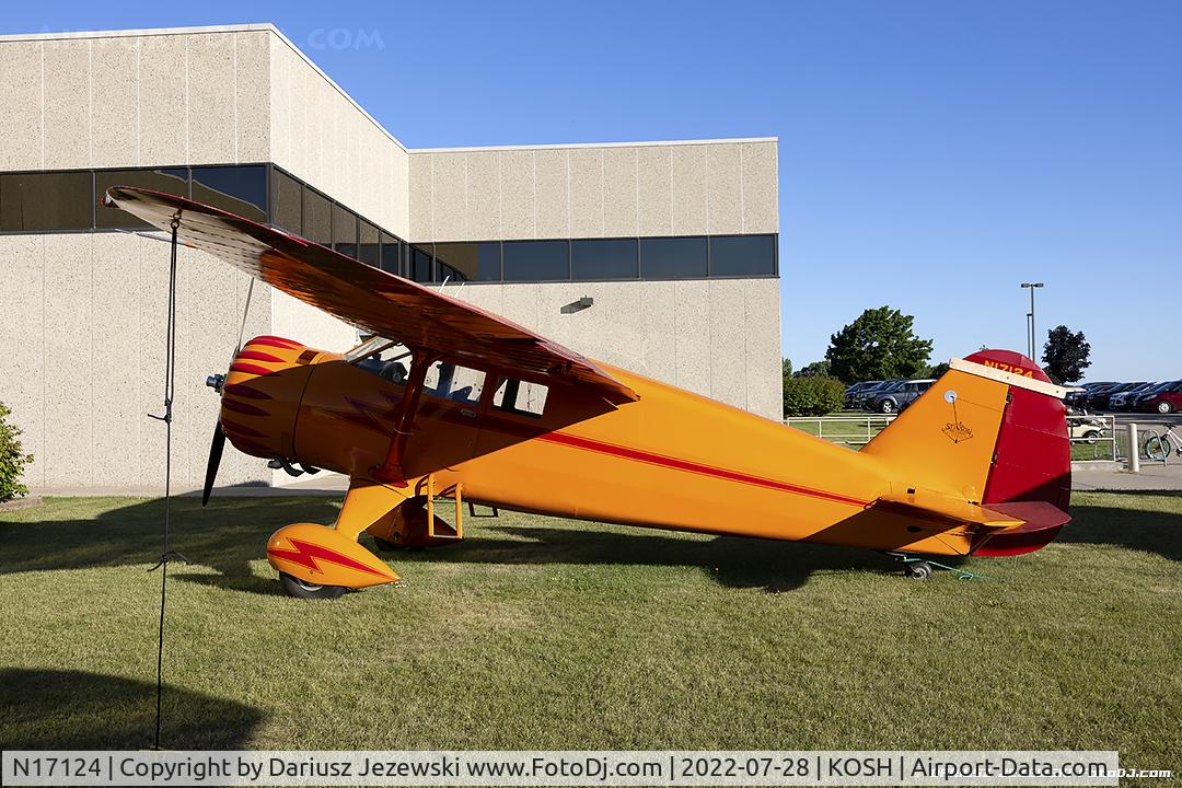 N17124, 1936 Stinson SR-8E Reliant C/N 9806, Stinson SR-8E Reliant  C/N 9806, N17124