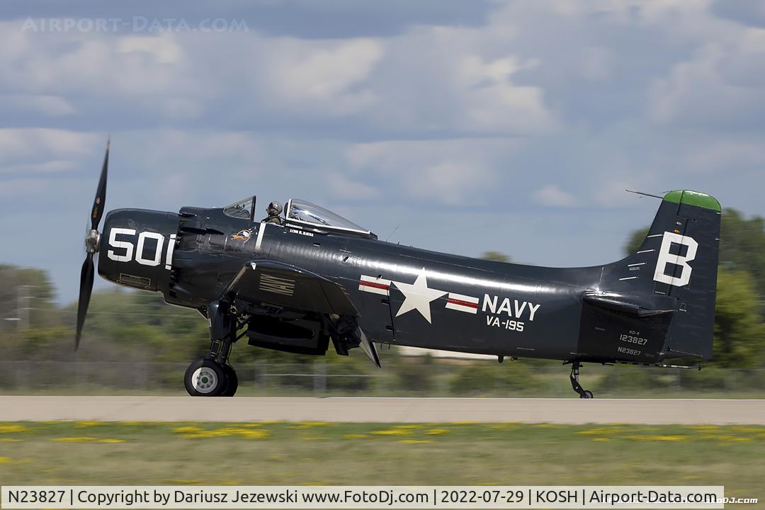 N23827, 1949 Douglas AD-4 C/N 7133, Douglas AD-4 Skyraider  C/N 123827, N23827