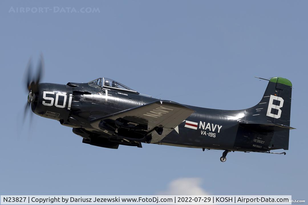 N23827, 1949 Douglas AD-4 C/N 7133, Douglas AD-4 Skyraider  C/N 123827, N23827