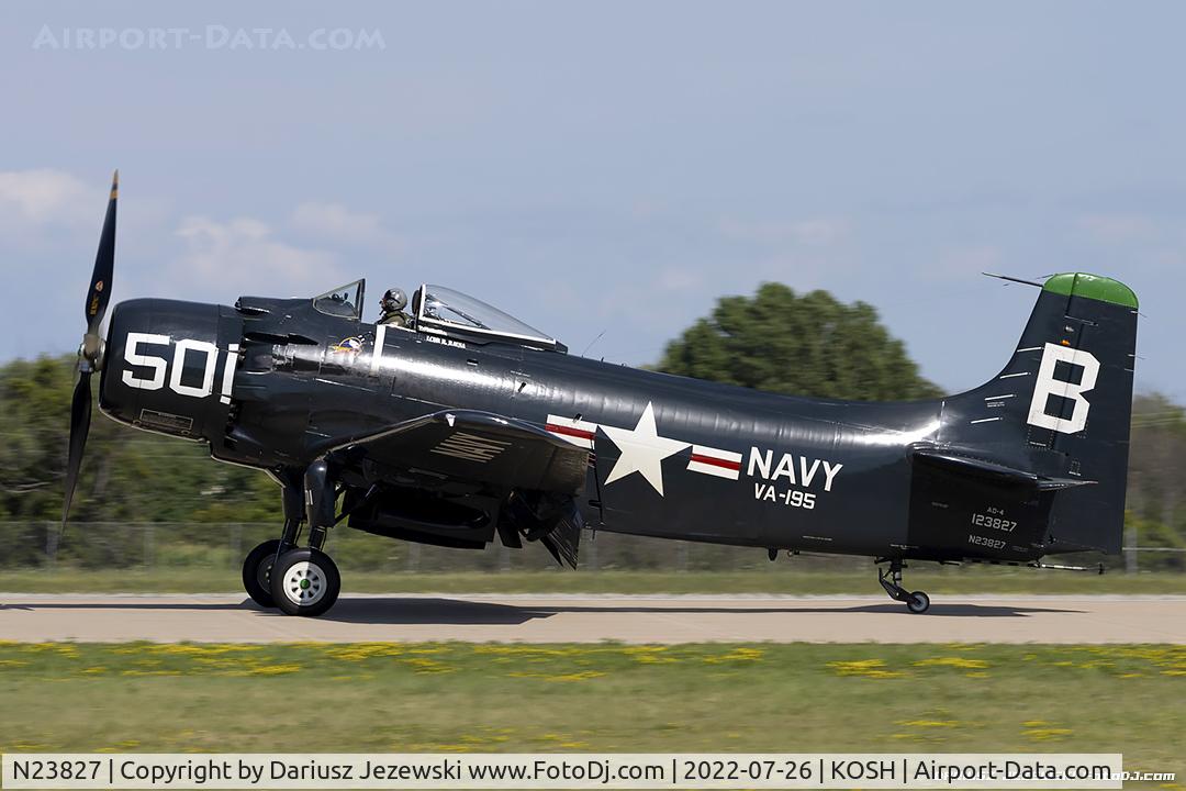 N23827, 1949 Douglas AD-4 C/N 7133, Douglas AD-4 Skyraider  C/N 123827, N23827