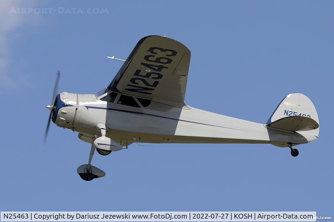 N25463, 1940 Cessna C-165 Airmaster C/N 568, Cessna C-165 Airmaster  C/N 568, N25463