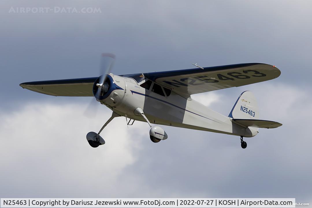 N25463, 1940 Cessna C-165 Airmaster C/N 568, Cessna C-165 Airmaster  C/N 568, N25463