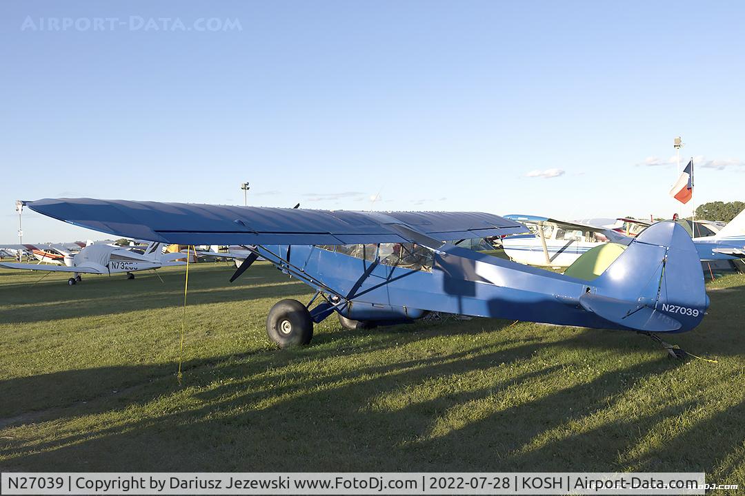 N27039, 1954 Piper PA-18-135 Super Cub C/N 18-3928, Piper PA-18-135 Super Cub  C/N 18-3928, N27039