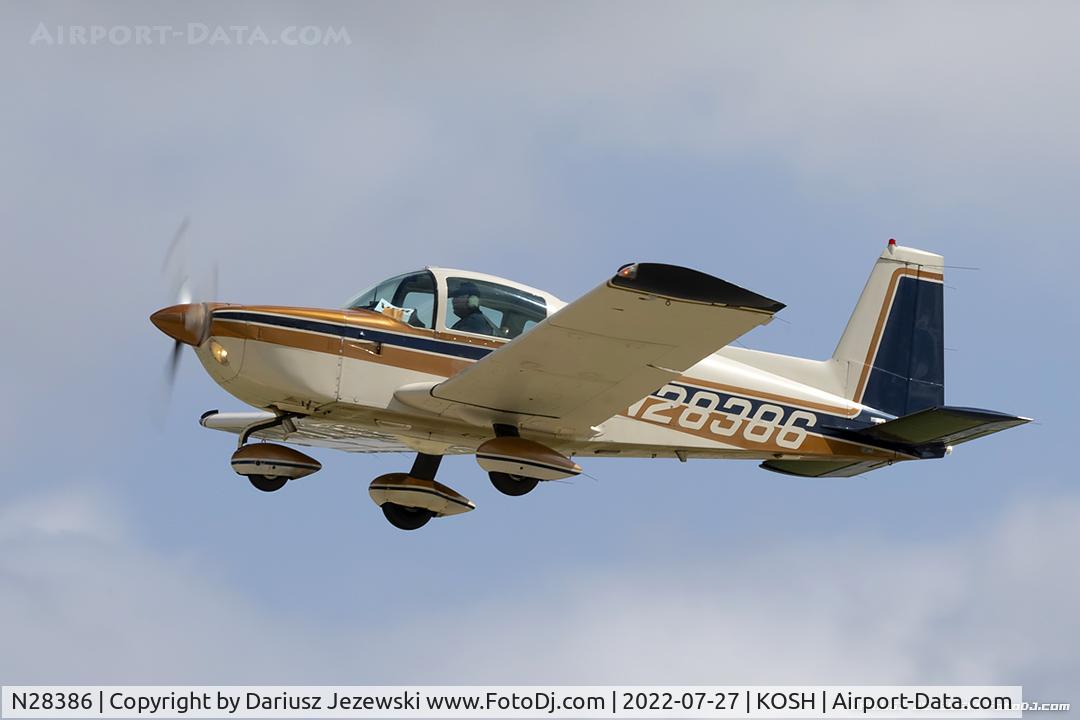 N28386, 1977 Grumman American AA-5B Tiger C/N AA5B0584, Grumman American AA-5B Tiger  C/N AA5B0584, N28386