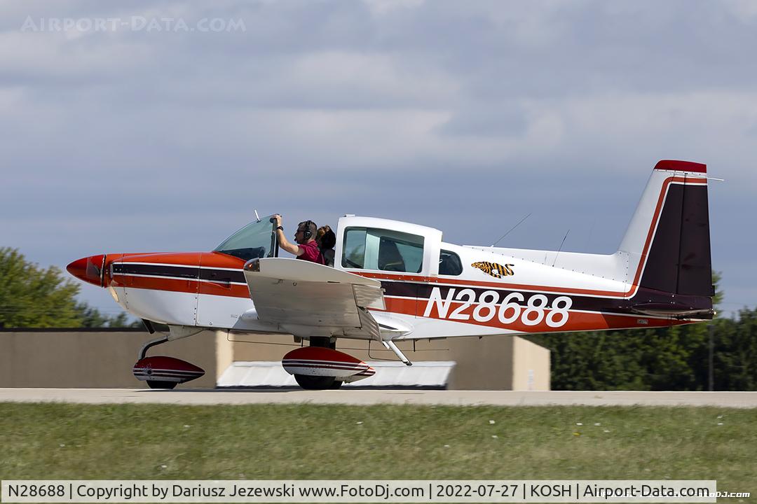 N28688, 1978 Grumman American AA-5B Tiger C/N AA5B0757, Grumman American AA-5B Tiger  C/N AA5B0757, N28688