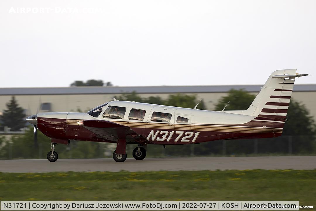 N31721, 1978 Piper PA-32RT-300 C/N 32R-7885124, Piper PA-32RT-300 Lance  C/N 32R-7885124, N31721