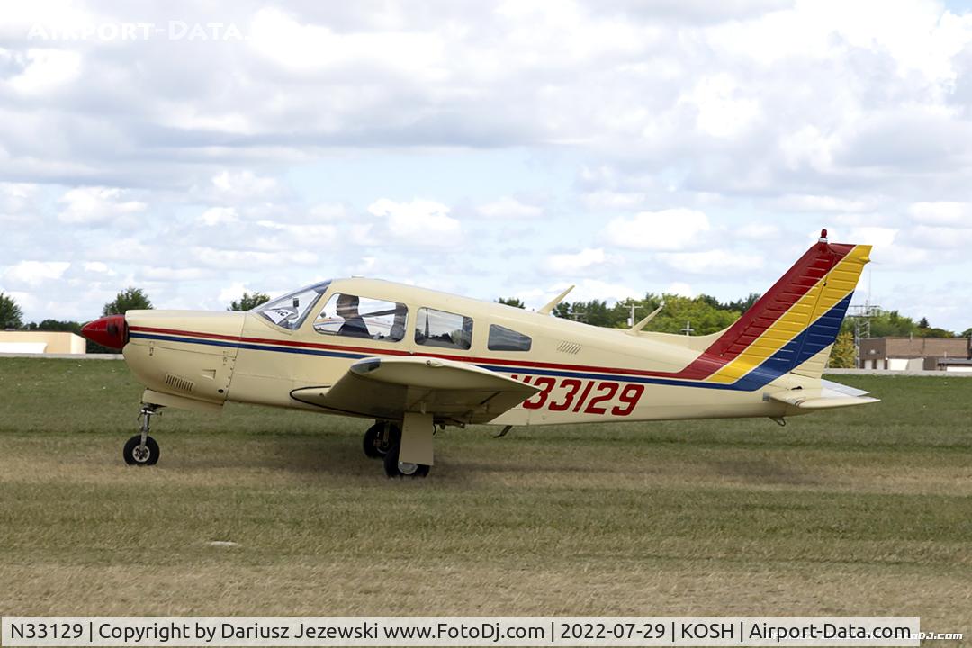 N33129, 1975 Piper PA-28R-200 C/N 28R-7535124, Piper PA-28R-200 Arrow II  C/N 28R-7535124, N33129