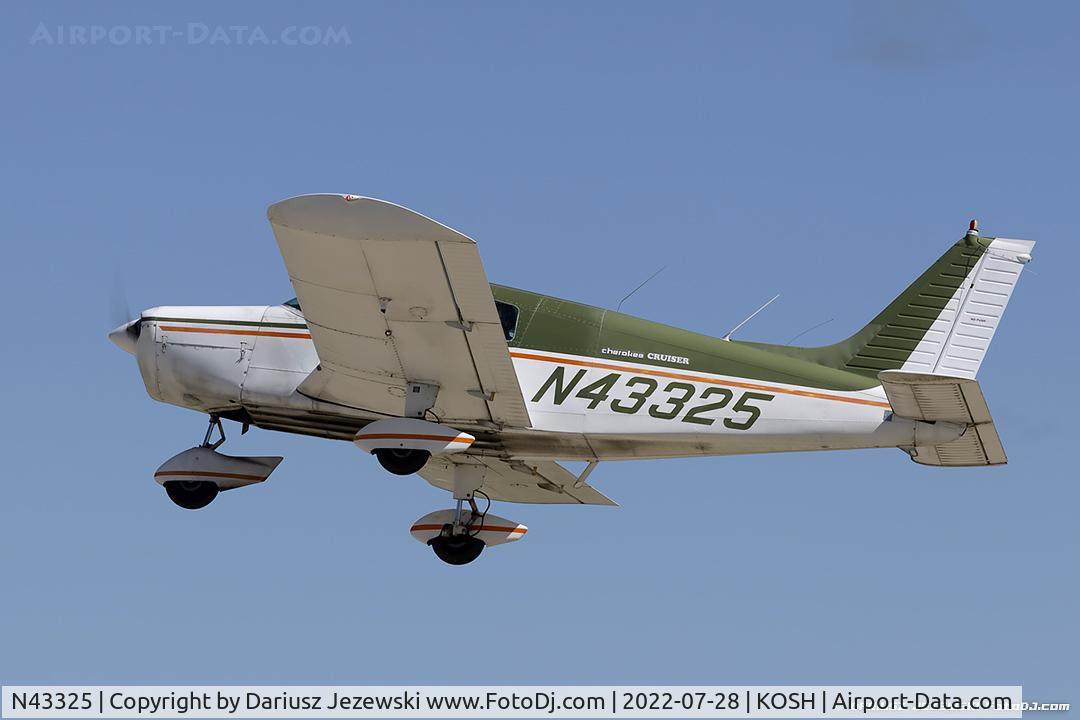 N43325, 1974 Piper PA-28-140 C/N 28-7425358, Piper PA-28-140 Cherokee Cruiser  C/N 28-7425358, N43325