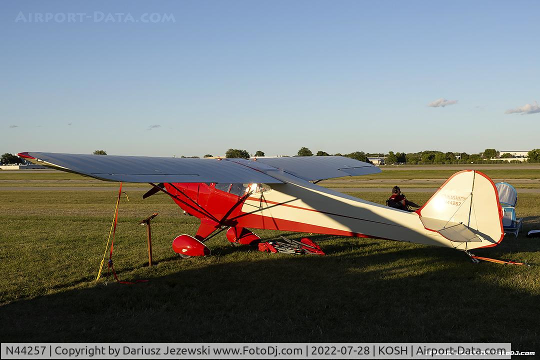 N44257, 1946 Taylorcraft BC12-D1 C/N 10057, Taylorcraft BC12-D1  C/N 10057, N44257