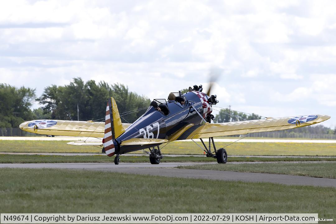 N49674, 1941 Ryan Aeronautical ST3KR C/N 1396, Ryan Aeronautical ST3KR  C/N 1396, N49674