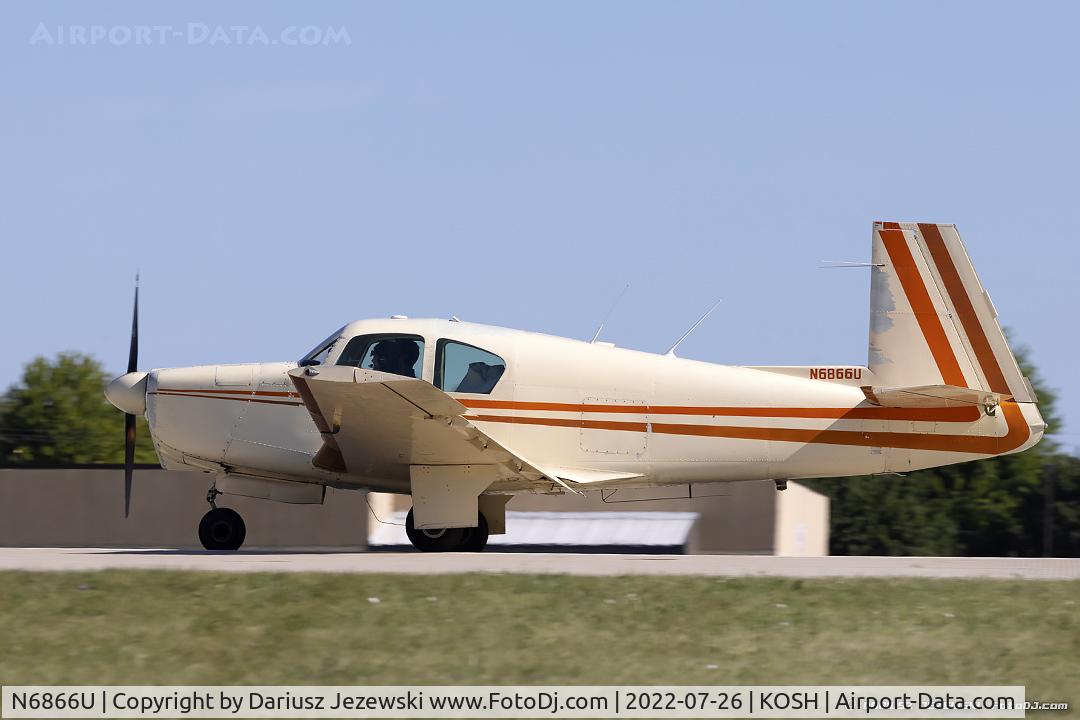 N6866U, 1963 Mooney M20C Ranger C/N 2570, Mooney M20C Ranger  C/N 2570, N6866U