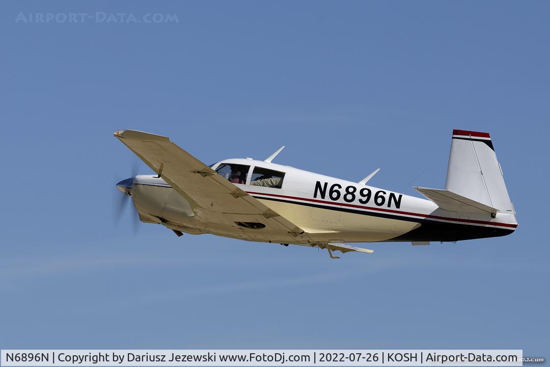 N6896N, 1968 Mooney M20C Ranger C/N 680165, Mooney M20C Ranger  C/N 680165, N6896N