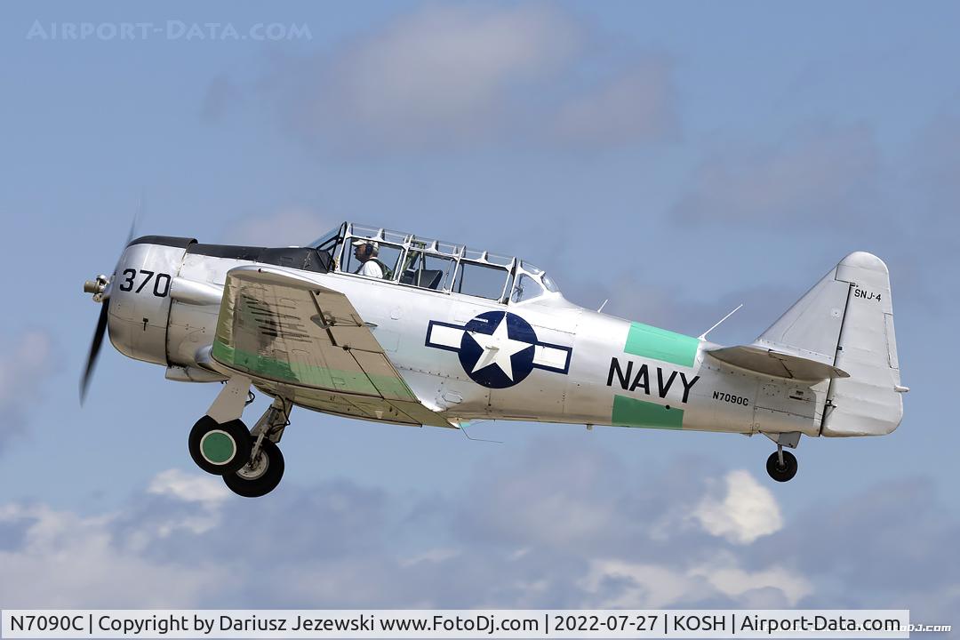 N7090C, North American SNJ-4 Texan C/N 88-13370, North American SNJ-4 Texan  C/N 88-13370, N7090C