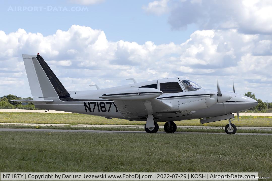 N7187Y, 1963 Piper PA-30 Twin Comanche C/N 30-211, Piper PA-30 Twin Comanche  C/N 30-211, N7187Y