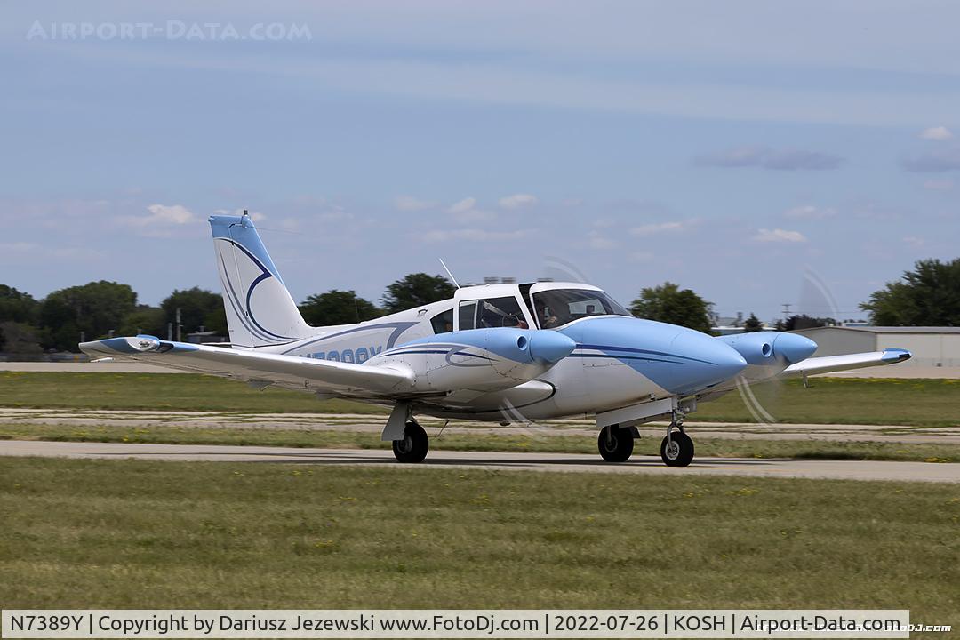 N7389Y, 1964 Piper PA-30 Twin Comanche C/N 30-444, Piper PA-30 Twin Comanche  C/N 30-444, N7389Y