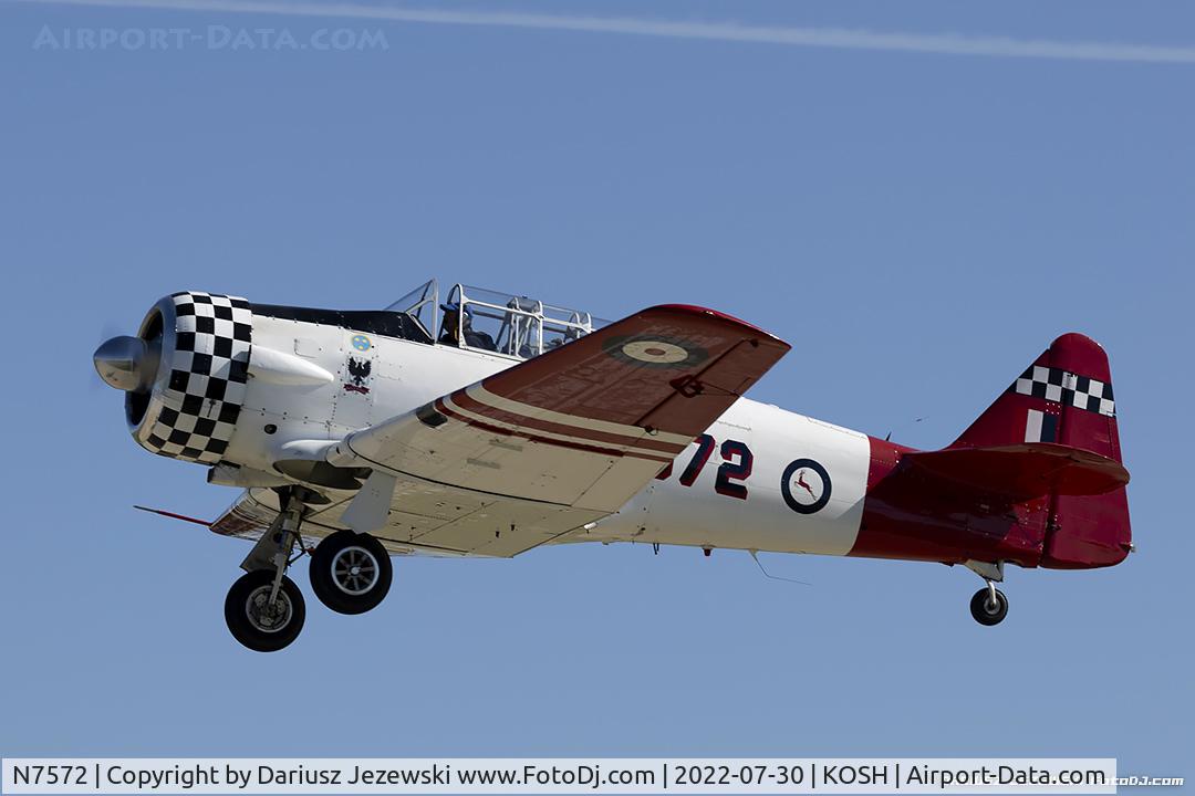 N7572, 1941 North American AT-6D Texan C/N 41-34018, North American AT-6D Texan  C/N 41-34018, N7572
