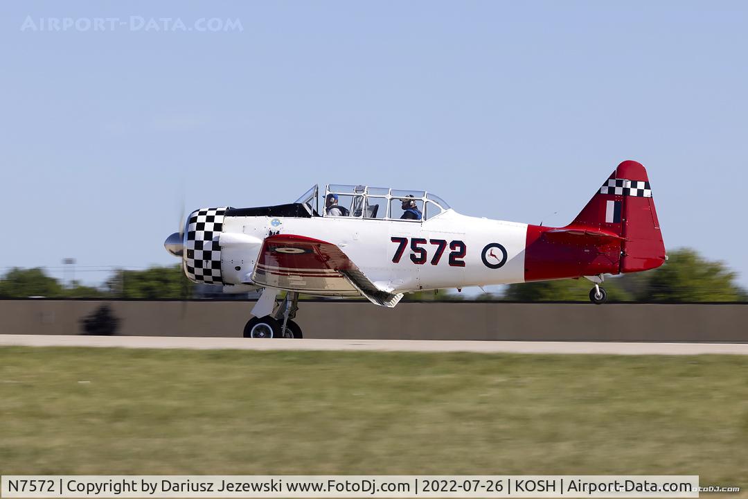 N7572, 1941 North American AT-6D Texan C/N 41-34018, North American AT-6D Texan  C/N 41-34018, N7572