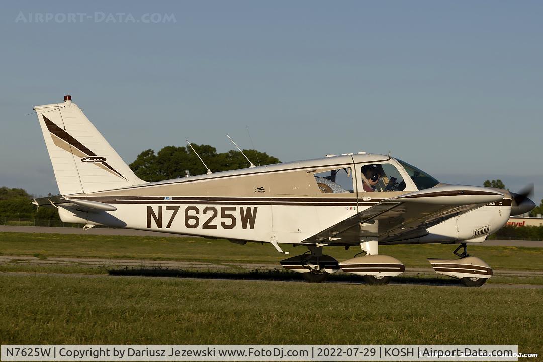 N7625W, 1965 Piper PA-28-180 C/N 28-2914, Piper PA-28-180 Cherokee  C/N 28-2914, N7625W