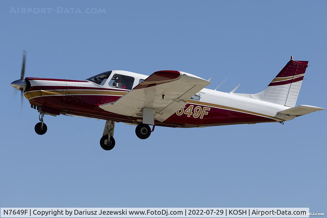 N7649F, Piper PA-32R-300 Cherokee Lance C/N 32R-7780072, Piper PA-32R-300 Cherokee Lance  C/N 32R-7780072, N7649F