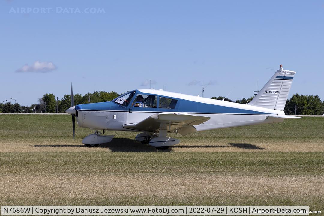 N7686W, 1964 Piper PA-28-180 C/N 28-1677, Piper PA-28-180 Cherokee  C/N 28-1677, N7686W